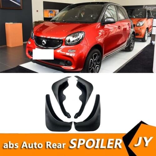 For SMART FOR FOUR 2016 Mudflaps Splash Guards Front With the color and rear Mud Flap Mudguards Fender Modified special