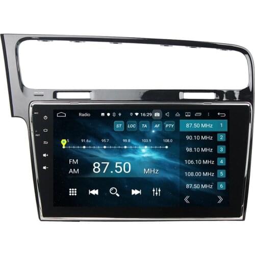 DSP Android 10.0 PX6 6-Core 10.1" Car Radio DVD GPS for VW Volkswagen Golf 7 2013-2015 Bluetooth 5.0 WIFI Easy Connect CarPlay