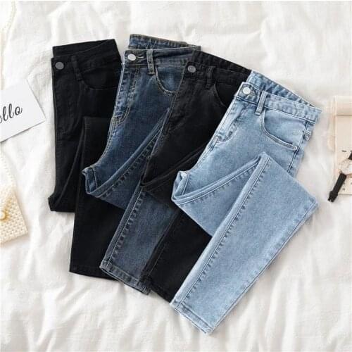 Womens Jeans Slim Thin Female Denim Pants Womens Jeans Spring Autumn Woman Stretch Bottoms Feminino Skinny Pants Women Trousers