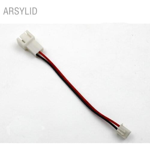 12pcs ARSYLID Conversion cable 3 pin to 2 pin 2.5mm adapter fan for VGA cooling fan Power supply 2pin mini 2pin