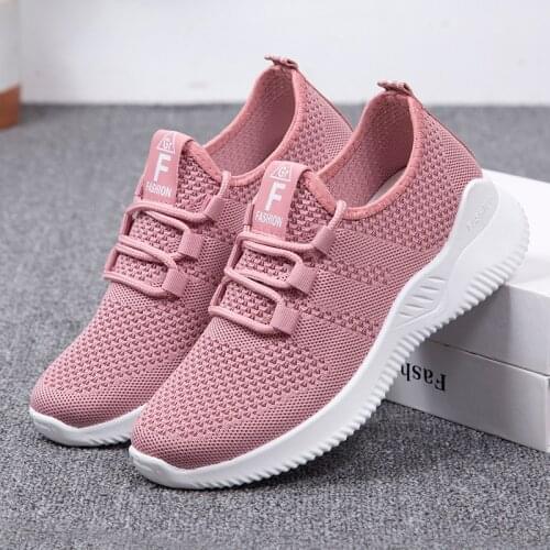 Casual Womens Sports Shoes Platform Woman Run Shoe Sneakers Tennis Female Soft Comfort Sneaker Ladies Flat Shoes