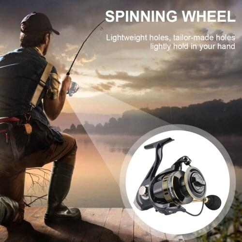 AD Metal Spinning Fishing Reel Gear Fixed Spool Reel CNC Sea Rod Long-Distance Casting Fishing Wheel Fishing Tackle Accessories