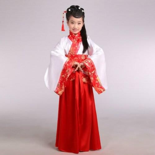 New style childrens Hanfu girls costume costume princess clothes Hanfu photo studio costume costumes