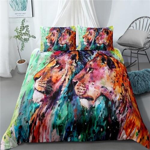 Pferd by Microfiber Blanket for Bed Tribal Horse Throw Blanket Colorful Animal Bedding Watercolor Boho Thin Quilt