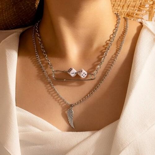 Tocona Bohemian Leaf Pendant Necklace for Women Trendy Sieve Silver Color Alloy Metal Multilayer Chain Party Jewelry 16315