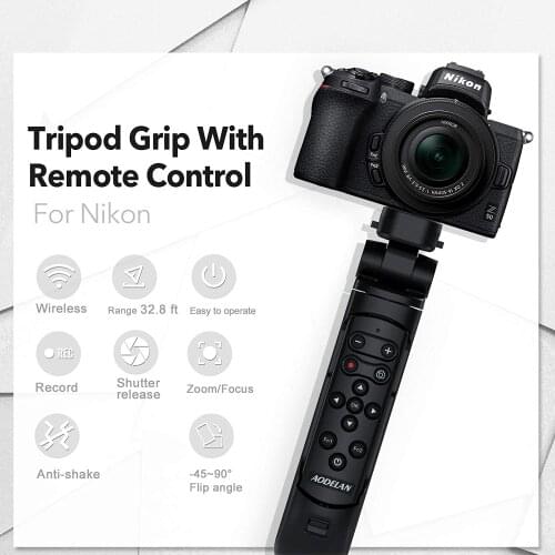 AODELAN Camera Shooting Grip Tripod Mini Handheld Grip with Wireless Remote Control ML-L7A for Nikon P1000 P950 B600 A1000 Z50