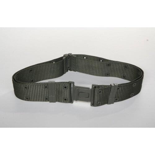Pierced Italian Army adjustable mens fashion soft air military belt
