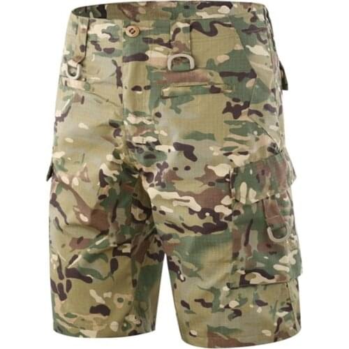 ESDY men army tactical military man combat large Multi pocket shorts pants outdoor Hunting Camping quick dry male short trousers