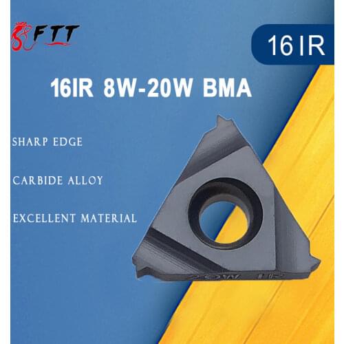 10 pieces 16IR 8W 9W 10W 11W 14W 16W 18W 19W 20W BMA lathe turning CNC threaded carbide tool CNC lathe turning tool