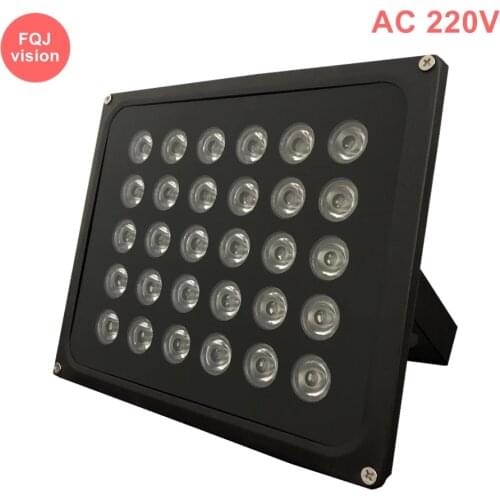 Waterproof 30PCS Array IR Led AC 220V Outdoor Black Metal CCTV Camera Infrared Filled High Power lluminator Lamp for AHD IP Cams