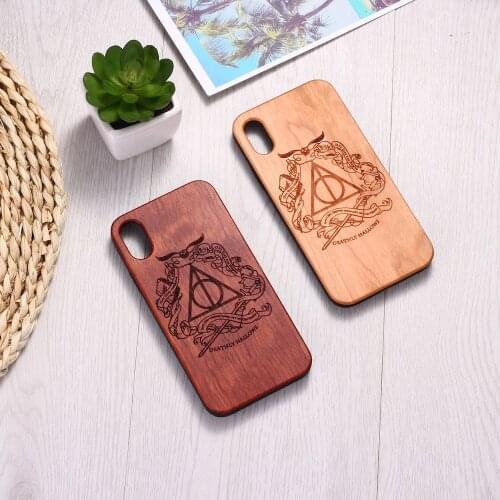 Wizard Magical Ticket Engraved Wood Phone Case Coque Funda For iPhone12 6 6S 6Plus 7 7Plus 8 8Plus XR X XS Max 11 Pro Max