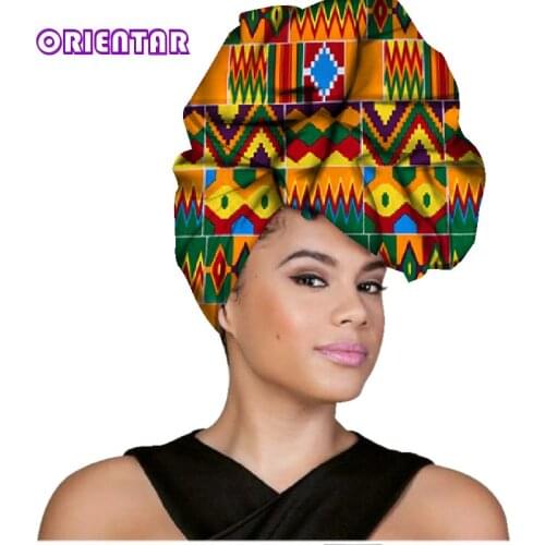 Fashion African Headwraps For Women Head Scarf For Lady Hight Quality Cotton Women Head wraps Accessories WYB294