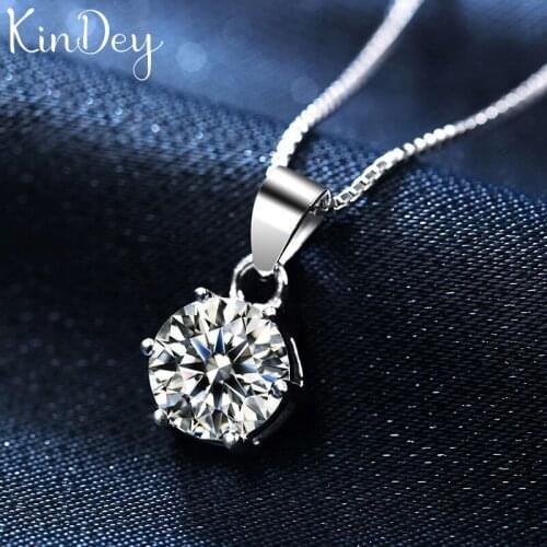 Kindey Silver Color Necklace Six Claw AAA CZ Mosaic Zircon Choker Necklace For Women collier