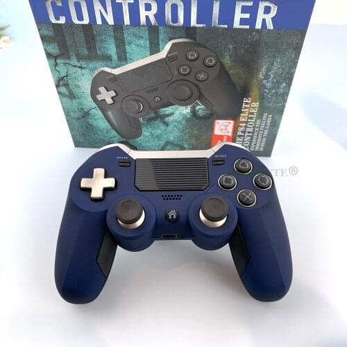 Wireless game Controller bluetooth Gamepad Dual Vibration Elite Joystick For PS4/PS4 slim/Pro/PC built in speaker headset jack