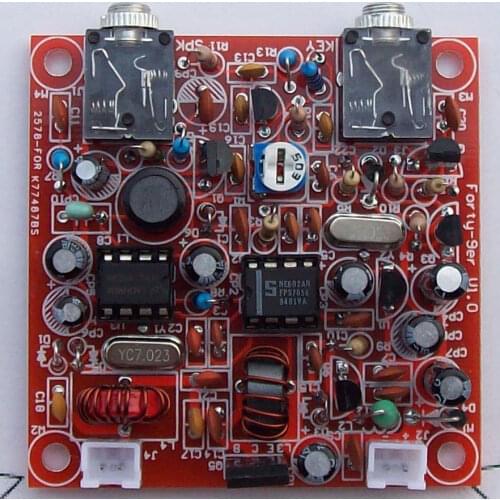 Forty-9er 3W Kit QRP CW Transceiver Telegraph Shortwave Radio 7.023MHz HAM HF Radio