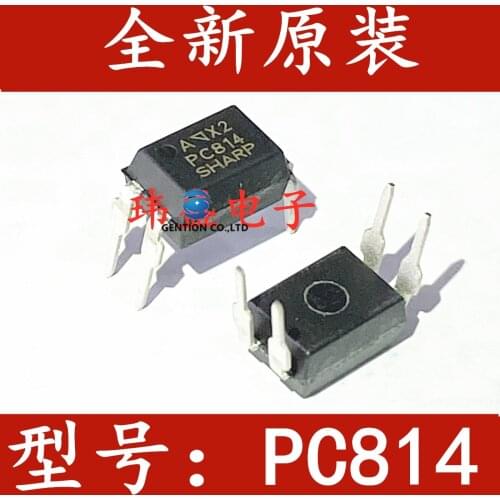 20PCS Photoelectric coupler light coupling PC814A PC814 DIP4 transistor output in stock 100% new and original