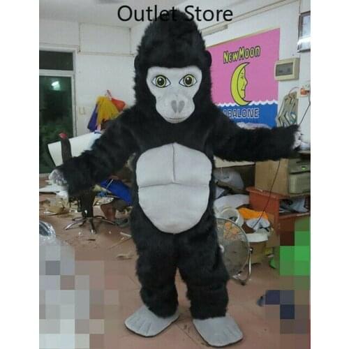 Halloween Cartoon Chimpanzee Cosplay Mascot Fursuit Fancy Dress-up Show Costume Party Xmas Carnival Furry Mascot Costume