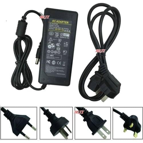 Free shipping 12V switching power supply 12V 5A 60W power adapter 110V/220V to DC12v LCD LED adapter for LED light