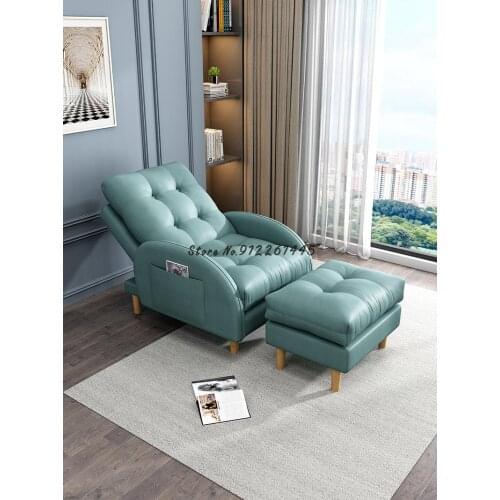 Lazy sofa tatami small apartment balcony reclining leisure chaise longue folding chair Nordic single small sofa