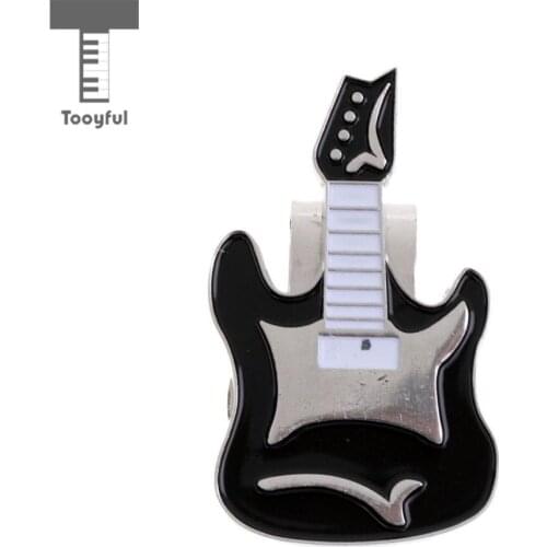 MagiDeal Sturdy Stylish Electronic Guitar Magnetic Hat Clip Golf Ball Marker Accessory Fit for Golf Cap Visor Friend Family Gift