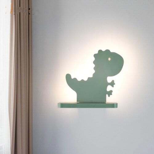 Cute Wall Lamp Bedroom Bedside Hotel Corridor Porch Staircase Dinosaur Led Wall Light Childrens Bedroom Stairs Lighting