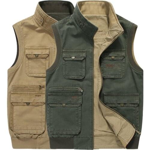 New Fashion Double Side Wear Vest Men Sleeveless Jacket Smart Casual Waistcoat Military Army Style Clothes Plus Size M-7XL 8XL