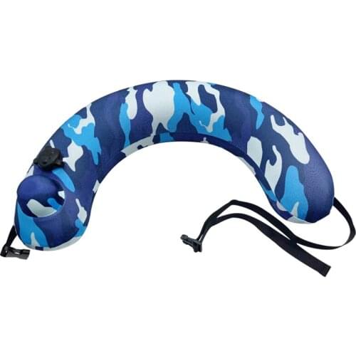 Inflatable Travel Pillow Swimming Ring Easy to Carry U Type for Travel Inflatable Swimming Ring Swim Learn and Training