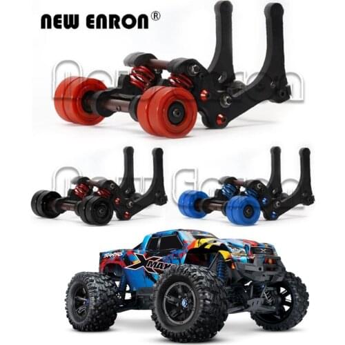 1/5 Single/Double New Spring Head-Up Wheel Tumbling Wheelie Bar Set 5th Round for RC Car Traxxas Xmaxx X-maxx 6S 8S Upgrade Part