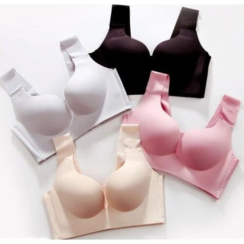 New fahsion wire free bralette seamless wireless push up bra fitness lingerie thin cup intimate women brassiere Soft Modis