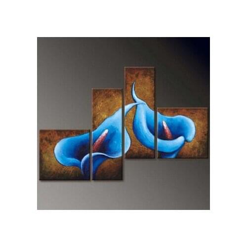 Hand Painting Oil Painting Blueberry Colour-Modern Oil Painting On Canvas Art Wall Decor-Floral Oil Painting Wall Art