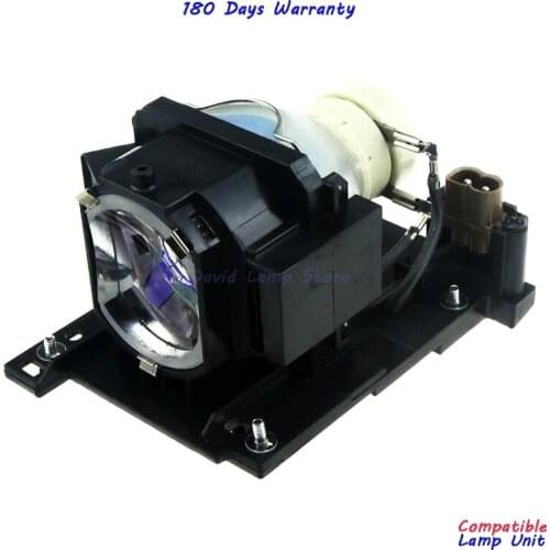 Free Shipping DT01022 DT01026 Replacement Lamp with Housing for Hitachi CP-RX80W / CP-RX78 / ED-X24 / CP-RX78W / CP-RX80
