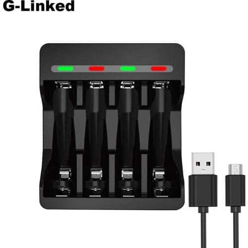 1.5V Charger AA AAA Battery Charger for aa aaa Li-ion Lithium Rechargeable Battery 1.5V with Led Indicator