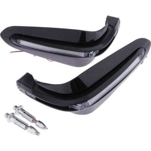 Motorcycle Handguard With LED Light Universal Dirt Bike Motorcycle Protector