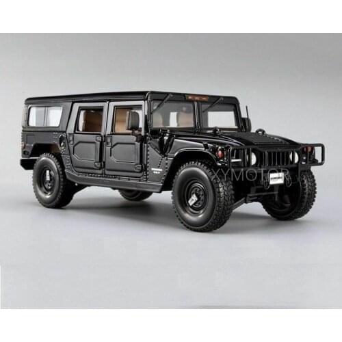 1/18 For Maisto Hummer H1 Alloy Diecast CAR MODEL Mini Vehicle TOYS Boys gift Collection Display Black Metal,Plastic,Rubber
