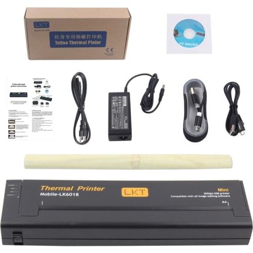 1PC Mini Tattoo Thermal Printer Transfer Machine Copier Stencil Maker Tools For Tattoo Photos Transfer Paper Copy Printing