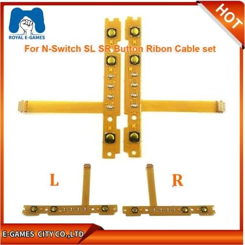 10SET NEW Replacement part SL SR Button Flex Cable for Nintendo NS Switch Joy-Con left right Botones Key Flex Cable