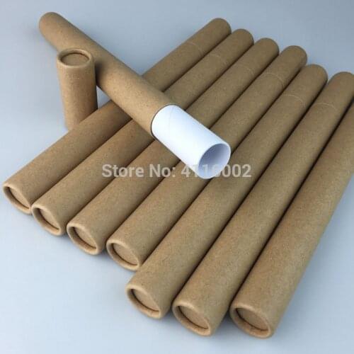 100pcs Kraft Paper Incense Tube Incense Barrel Small Storage Box for 10g/20g Joss Stick Convenient Carrying