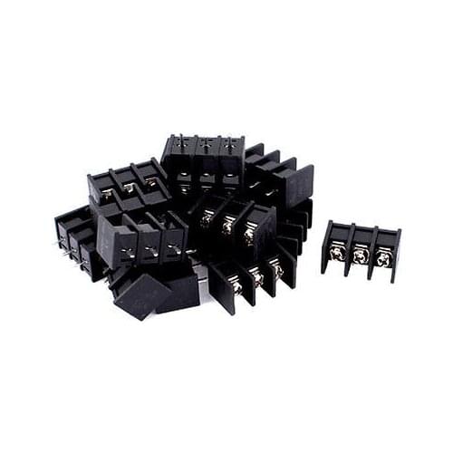 30 Pcs 3 Way PCB Screw Terminal Block Connector 9.5mm for 12-22AWG Wire