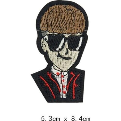 50pcs/Lot Avatar Embroidery Patches Letters Clothing Decoration Accessories Diy Iron Heat Transfer Applique Stranger Things