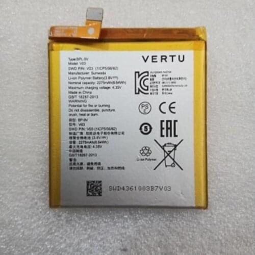 100% new 2275mah BP-9V battery fit for VERTU Aster Signature Touch V03 CONSTELLATION TOUCH
