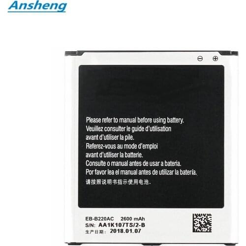 Ansheng 2600mAh EB-B220AC battery For Samsung Galaxy Grand 2 G7102 G710 G7105 G7106 G7108 G7109