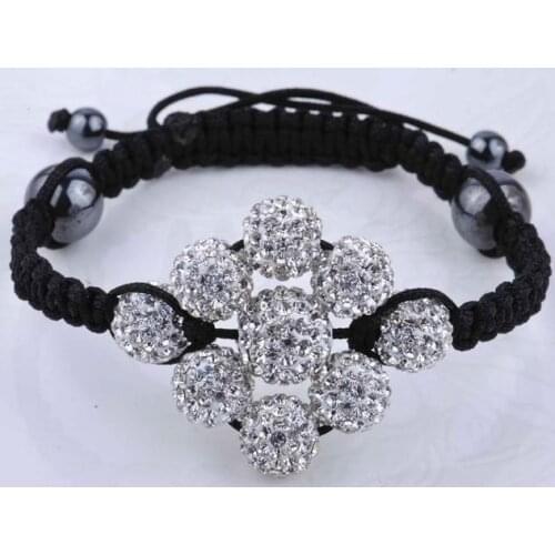 Free Shipping ! 50% discount Best 10mm 7 Ball Beads crystal Bracelet.New Arrival! Halloween Promotion Gift