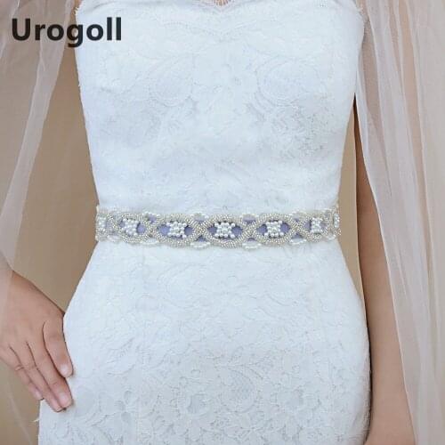 Noble Bridal Wedding Belts With Pearls Wedding Sashes Bridal Pearls Belts Sashes For Girl Everning Dress Party Women Dress Up