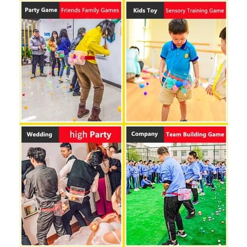 Children Twerking Sports Toy Gag Funny Outdoor Games Hip Dance Box with Balls Wedding Party Team Building Kids Sensory