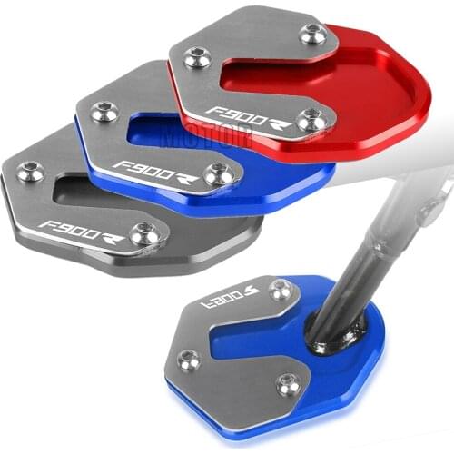 F900R LOGO FOR BMW F900R F900 F 900 R 19 2020 2021 Motorcycle Accessories Kickstand Foot Side Stand Extension Pad Support Plate