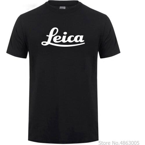 Brand Mens short Sleeve Leica T-shirt summer Casual O Neck T Shirt New Fashion Fitness Tops&Tees Homme Camisetas