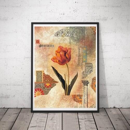 Noah Art Unframed Flower Pictures Wall Canvas HD Print Oil Painting On Modern Paintings Cuadros Decorativos Picture No Frame