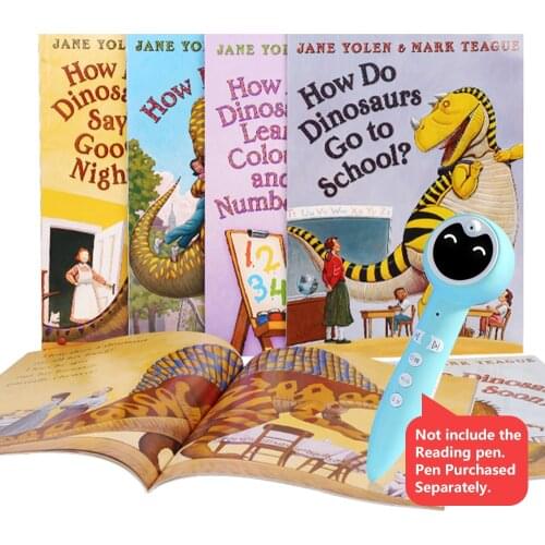 How Do Dinosaurs 6 Books Picture English Books For Kids Educational Toys Children Learning Story Books Kindergarten Reading Book