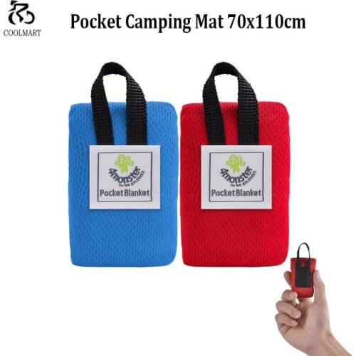 70*110cm Pocket Camping Mat Outdoor Portable Folding Camping Picnic Blanket Beach Mat Waterproof Tent Mattress Climb Outdoor