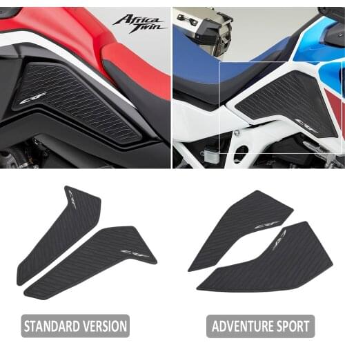 Motorcycle Side Fuel Tank Stickers Waterproof Pad Rubber Sticker For Honda CRF1100L Africa Twin Standard and Adventure Sport